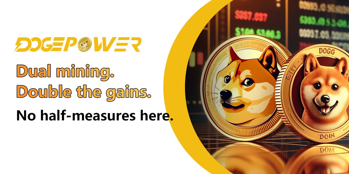 DogePower_co's tweet photo. #DOGE + #LTC = Double rewards.

We don’t do average. We do dual. 💰💥

#DualMining #DOGE #DOGEPOWER https://t.co/pFzcmEmz7o