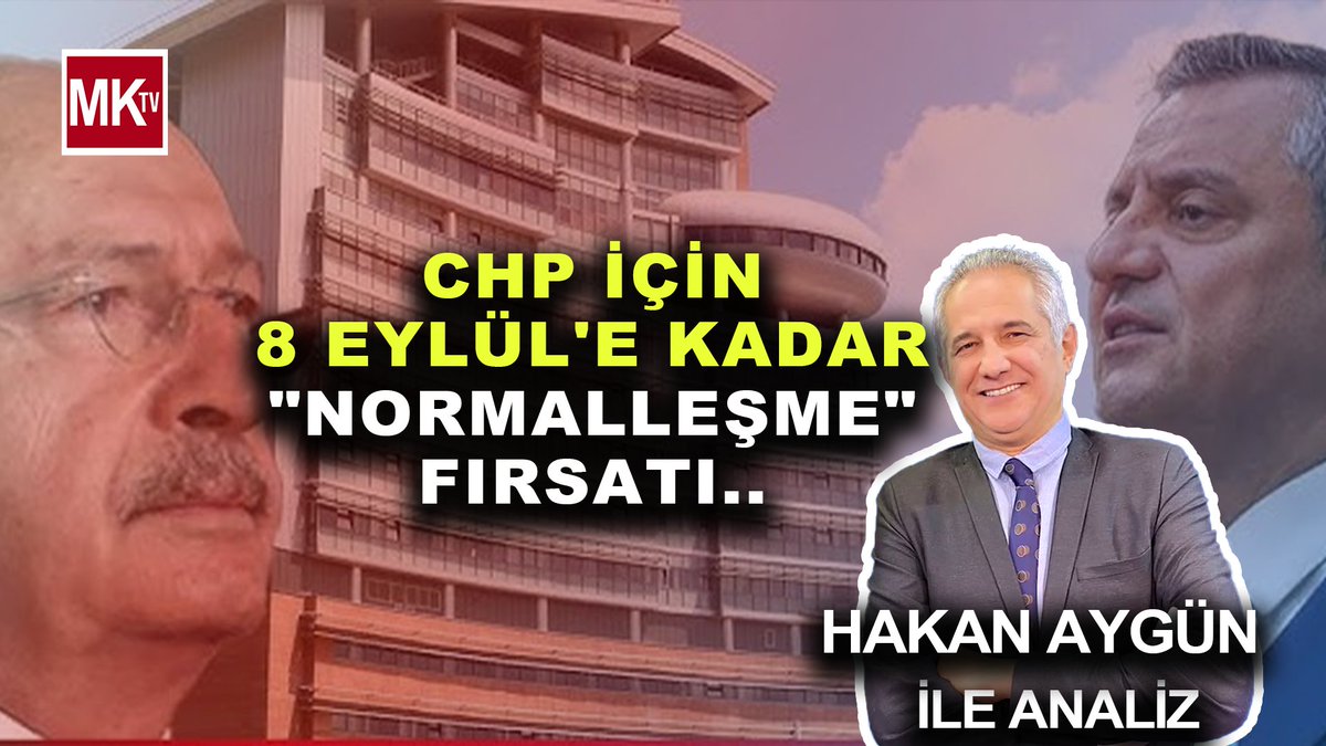 MK HABER TV (@mkhabertv) on Twitter photo CHP İÇİN 8 EYLÜL'E KADAR "NORMALLEŞME" FIRSATI... I HAKAN AYGÜN İLE ANALİZ
youtu.be/O6MB8lB3nJ0
<a href="/hakan_aygun/">hakan aygun</a> ile #Analiz
#chp #özgürözel #mansuryavaş #kurultay CHP İÇİN 8 EYLÜL'E KADAR "NORMALLEŞME" FIRSATI... I HAKAN AYGÜN İLE ANALİZ
youtu.be/O6MB8lB3nJ0
<a href="/hakan_aygun/">hakan aygun</a> ile #Analiz
#chp #özgürözel #mansuryavaş #kurultay
