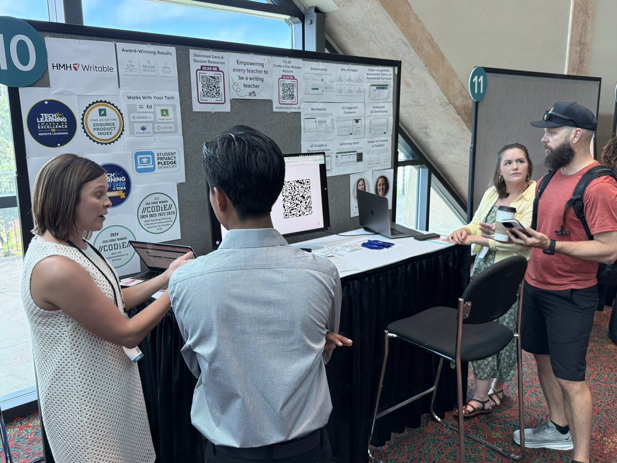 PlanoPanthers's tweet image. Mrs. Beals and Mrs. Meador are sharing their genius on using AI in writing instruction at the ISTE+ASCD Conference! @WarrenCoSchools @TheTeacherRoom @ASCD @ISTEofficial @getwritable