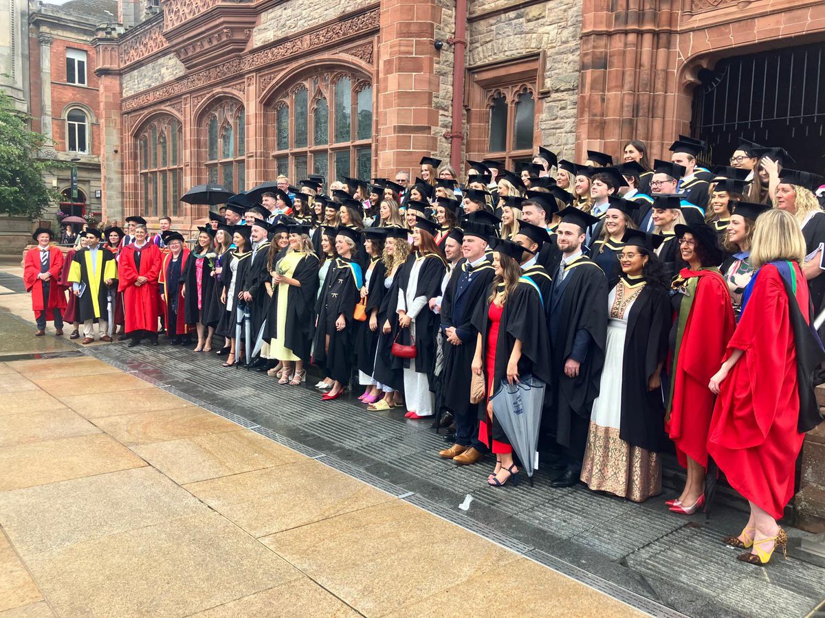 BLieutenancy's tweet image. A proud day for Professor Alastair Adair CBE DL and wife Evelyn. Their son Kyle joins the first cohort of PG doctors graduating from Magee College Derry. A fantastic achievement for the university and Kyle, who gave the valedictory address. Congratulations to all new doctors 🌟