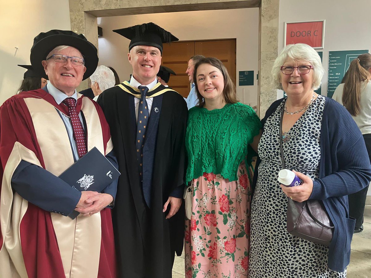 BLieutenancy's tweet image. A proud day for Professor Alastair Adair CBE DL and wife Evelyn. Their son Kyle joins the first cohort of PG doctors graduating from Magee College Derry. A fantastic achievement for the university and Kyle, who gave the valedictory address. Congratulations to all new doctors 🌟