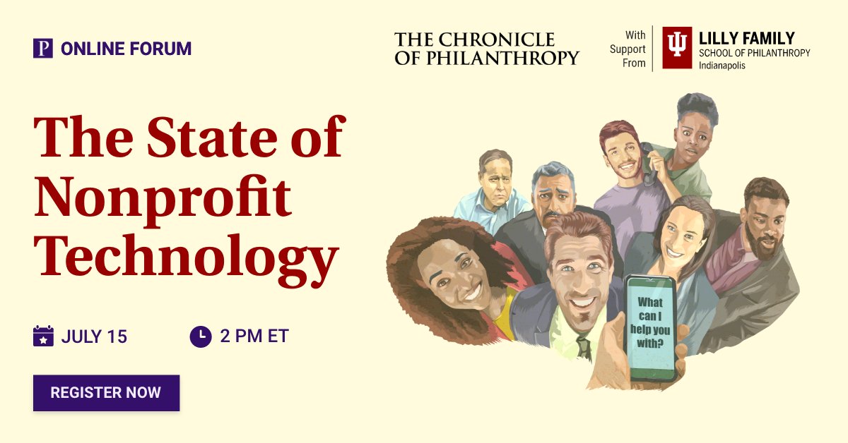 Curious about how nonprofits are using technology to make a bigger impact? Join us on July 15 for a complimentary online forum to explore new research on the latest tech trends in the nonprofit world—from basic tools to advanced AI. 

This session is perfect for CEOs, advisors,