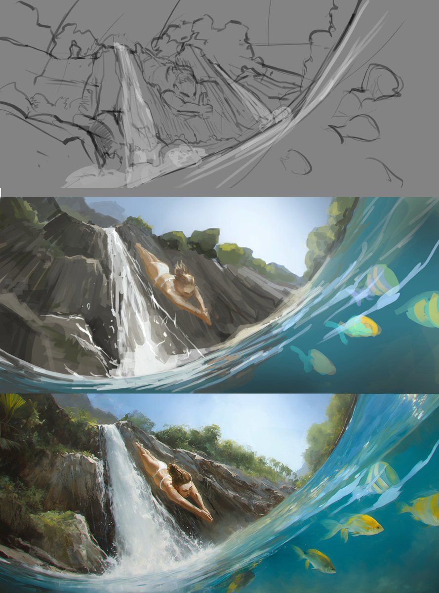 sainimatic's tweet photo. sketch -> blockout -> final https://t.co/7XUCKJVXS8