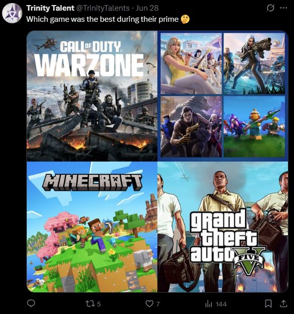 Trinity Talent tweet media