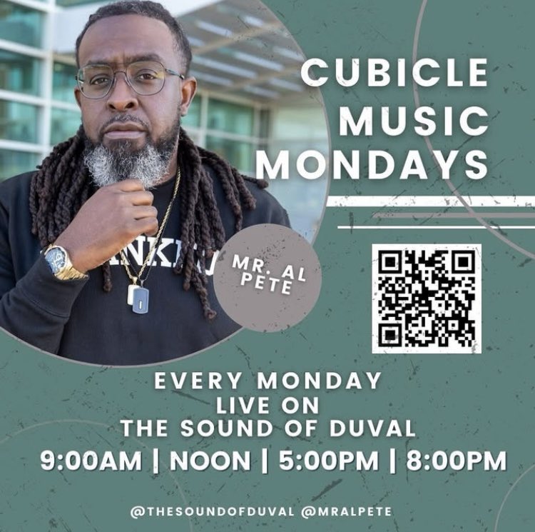 Tune in today and catch a new mix from <a href="/mralpete/">Mr. Al Pete</a> - #cubiclemusicmonday