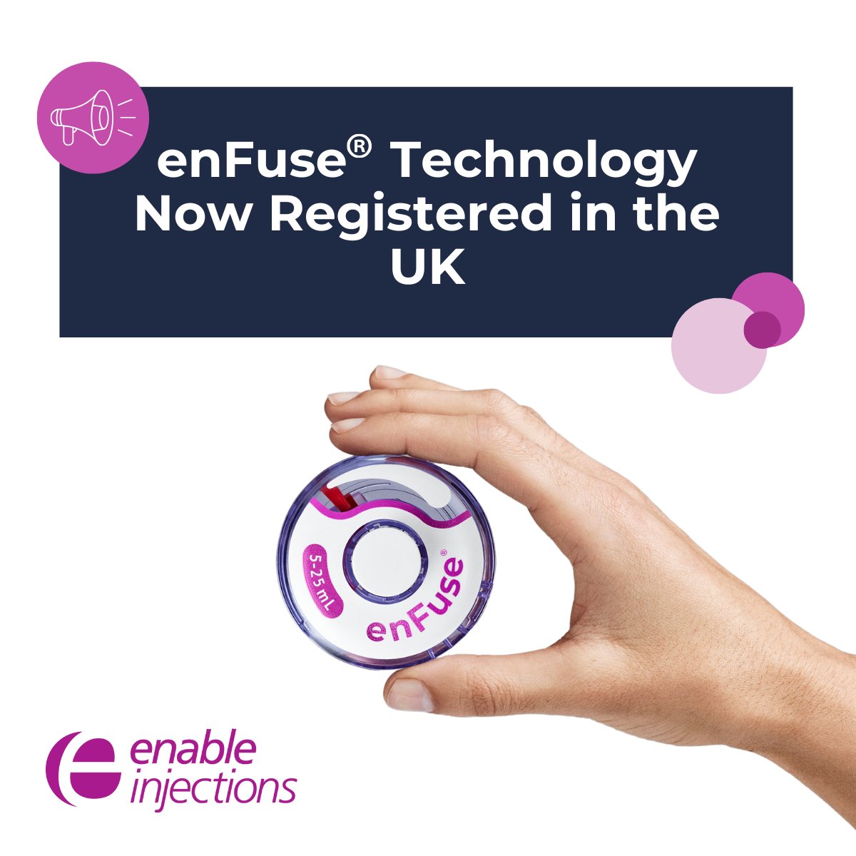 We’re proud to announce the enFuse Syringe Transfer System is now registered in the UK!

This registration comes after the enFuse recently received CE Mark approval in the EU. We look forward to bringing our technology to patients around the world!
#drugdelivery #enFuse