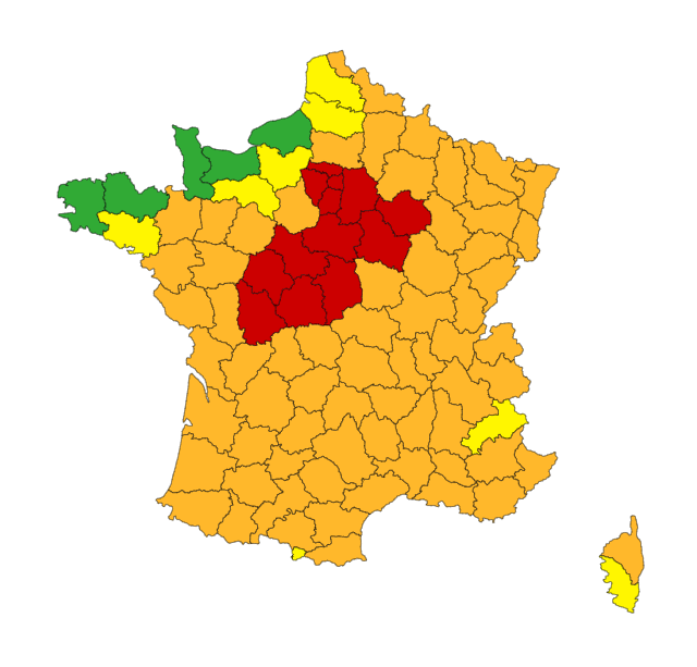 SergeZaka's tweet image. Nous entrons dans le cœur de l’évènement avec, comme anticipé depuis trois jours, l’activation d’une vigilance ROUGE — Paris et sa région sont concernés.
La France s’apprête à vivre l’une des journées les plus chaudes jamais enregistrées.
Les insultes, elles, n’auront pas réussi…
