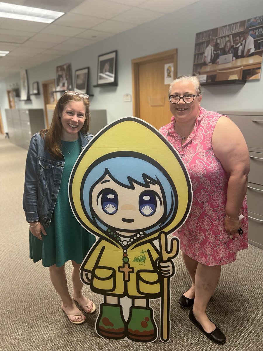 Our office has been brightened by Luce, a pilgrim, and mascot of the current Jubilee Year. We are all pilgrims of hope! 

"Hope in the Lord! Hold firm, take heart and hope in the Lord!" (Ps 27:14)

 #JubileeYear