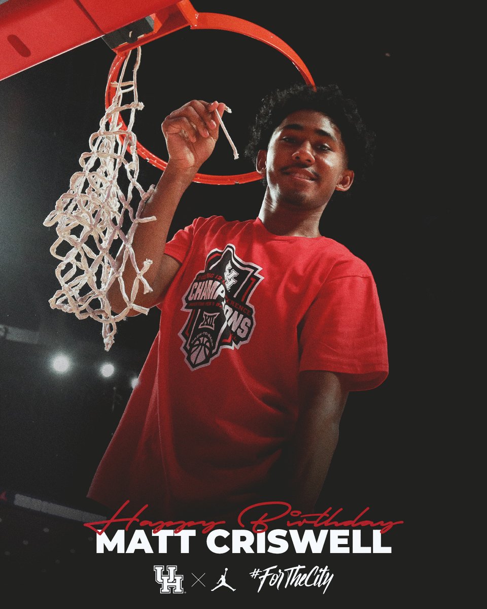 Join us as we wish HAPPY BIRTHDAY to Internal Operations staff member Matt Criswell

#ForTheCity x #GoCoogs