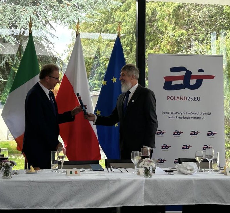 Denmark in Ireland (@dkinireland) on Twitter photo Tomorrow, Denmark assumes the Presidency of the Council of the European Union. A big thank you to the Embassy of Poland in Dublin <a href="/PLinIreland/">Polish Embassy IRL</a> for their excellent work over the past six months!
The Presidency Programme is now available 👉 EU2025.dk Tomorrow, Denmark assumes the Presidency of the Council of the European Union. A big thank you to the Embassy of Poland in Dublin <a href="/PLinIreland/">Polish Embassy IRL</a> for their excellent work over the past six months!
The Presidency Programme is now available 👉 EU2025.dk