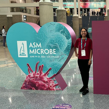 MSU Microbiology, Genetics, & Immunology (@msumgi) on Twitter photo Dr. <a href="/Aathmaja/">Dr. Aathmaja Anandhi Rangarajan</a> Rangarajan, an MGI postdoc in the <a href="/WatersLabMSU/">Chris Waters</a>, attended her first <a href="/ASMicrobiology/">ASM</a> Microbe conference last week. The trip was supported by the ASM Peggy Cotter Travel Award.
Read more here: tinyurl.com/rwdmcnm Dr. <a href="/Aathmaja/">Dr. Aathmaja Anandhi Rangarajan</a> Rangarajan, an MGI postdoc in the <a href="/WatersLabMSU/">Chris Waters</a>, attended her first <a href="/ASMicrobiology/">ASM</a> Microbe conference last week. The trip was supported by the ASM Peggy Cotter Travel Award.
Read more here: tinyurl.com/rwdmcnm