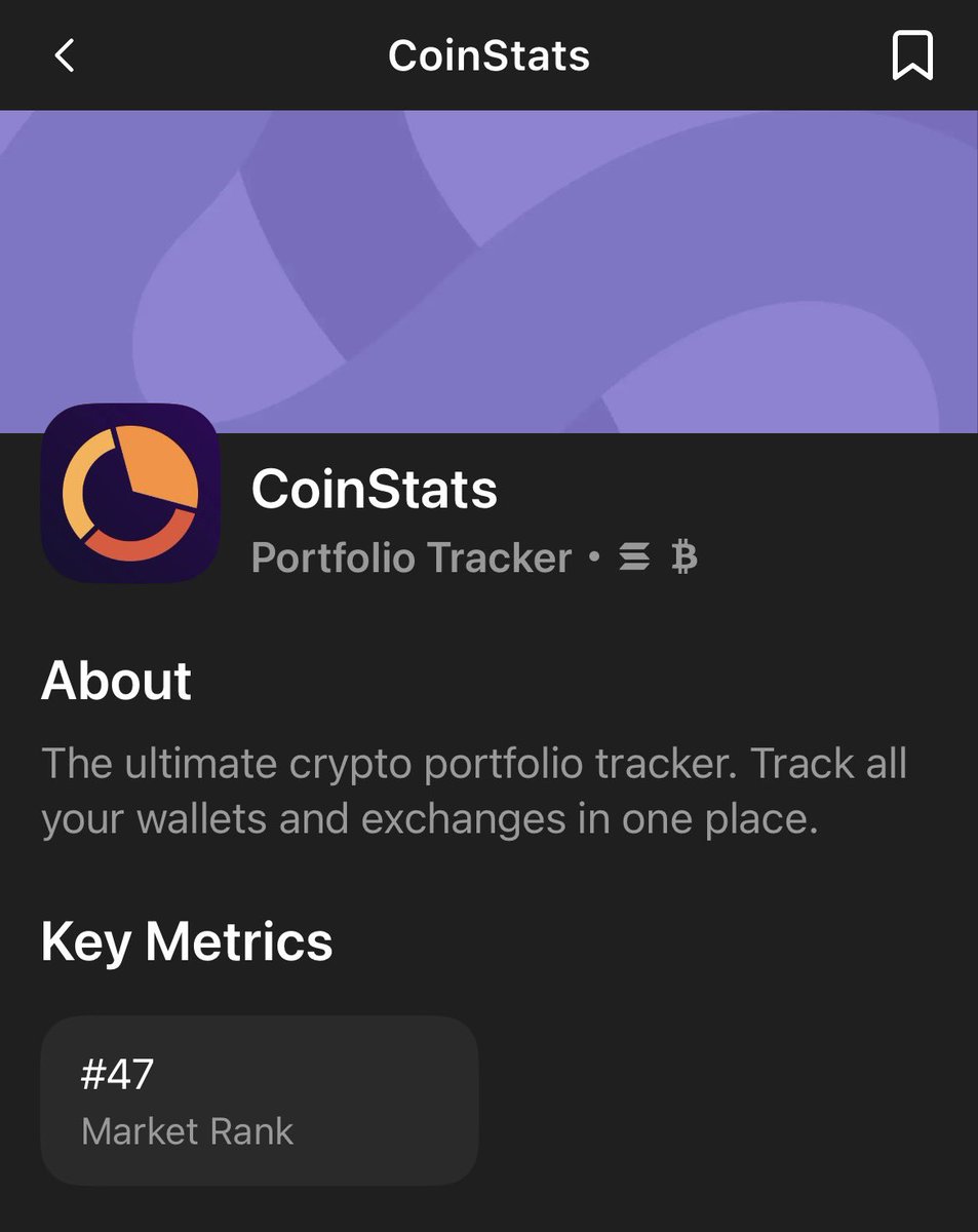 Trending on @phantom as the only portfolio tracker on the list The best  know the best 🧡💜