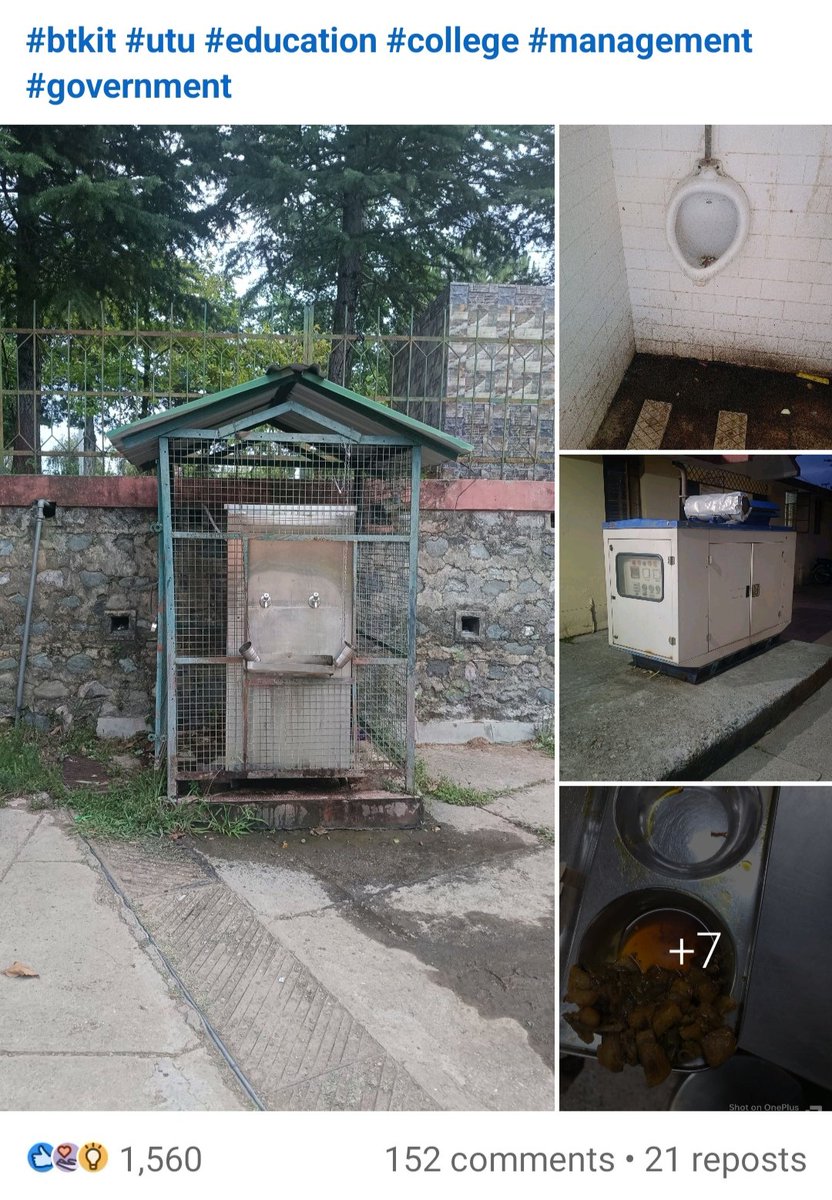 girish_joshig's tweet photo. #Uttarakhand's first Engineering College (formed in 1980s UP) #BTKIT's current situation under @pushkardhami @narendramodi
's Double Engine Govt.
(Note: IIT Roorkee was established by british in 1847 as College of Civil Engineering)
LinkedIn Post Link👇
https://t.co/G1sJlIDTZx https://t.co/286S7gZewy