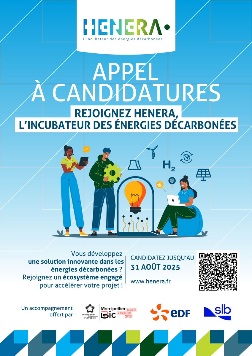 ☀️ L'équipe #EDFOccitanie va profiter du soleil pour recharger ses batteries ! 🔋

Nous vous souhaitons d'excellentes #vacances ! 🥳

N'oubliez pas : les candidatures pour l'incubateur #Henera sont ouvertes jusqu'à fin août ! 😉
👉 henera.fr/page/4b04-accu…
#energie #Innovation