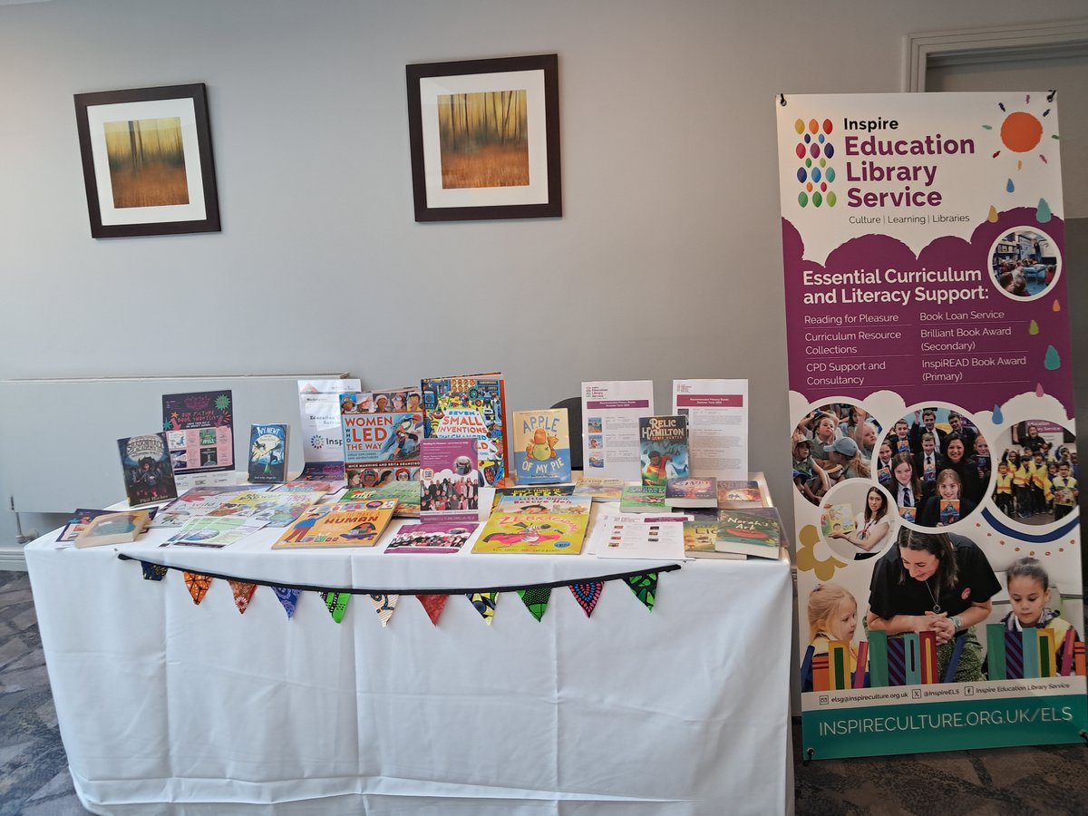 Inspire ELS (@inspireels) on Twitter photo What a fantastic day we've had at <a href="/EastwoodHall/">Eastwood Hall</a> for the <a href="/HubFlying/">Flying High English Hub</a> English Hub reading conference! 🎓
We're proud to support schools in:
📚 Inspiring a love of reading
📚 Closing the word gap
📚 Developing early reading
Browse our online catalogue at els.inspireculture.org.uk What a fantastic day we've had at <a href="/EastwoodHall/">Eastwood Hall</a> for the <a href="/HubFlying/">Flying High English Hub</a> English Hub reading conference! 🎓
We're proud to support schools in:
📚 Inspiring a love of reading
📚 Closing the word gap
📚 Developing early reading
Browse our online catalogue at els.inspireculture.org.uk