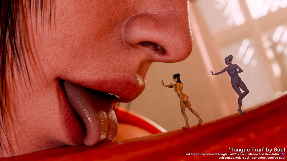 Ever wondered what a Githyanki and a Drow taste like on a sweaty Tiefling's tail?
Shadowheart is about to find out~! 💜

#SizeArt #SizeTwitter #Giantess #Vore #baldurgate3