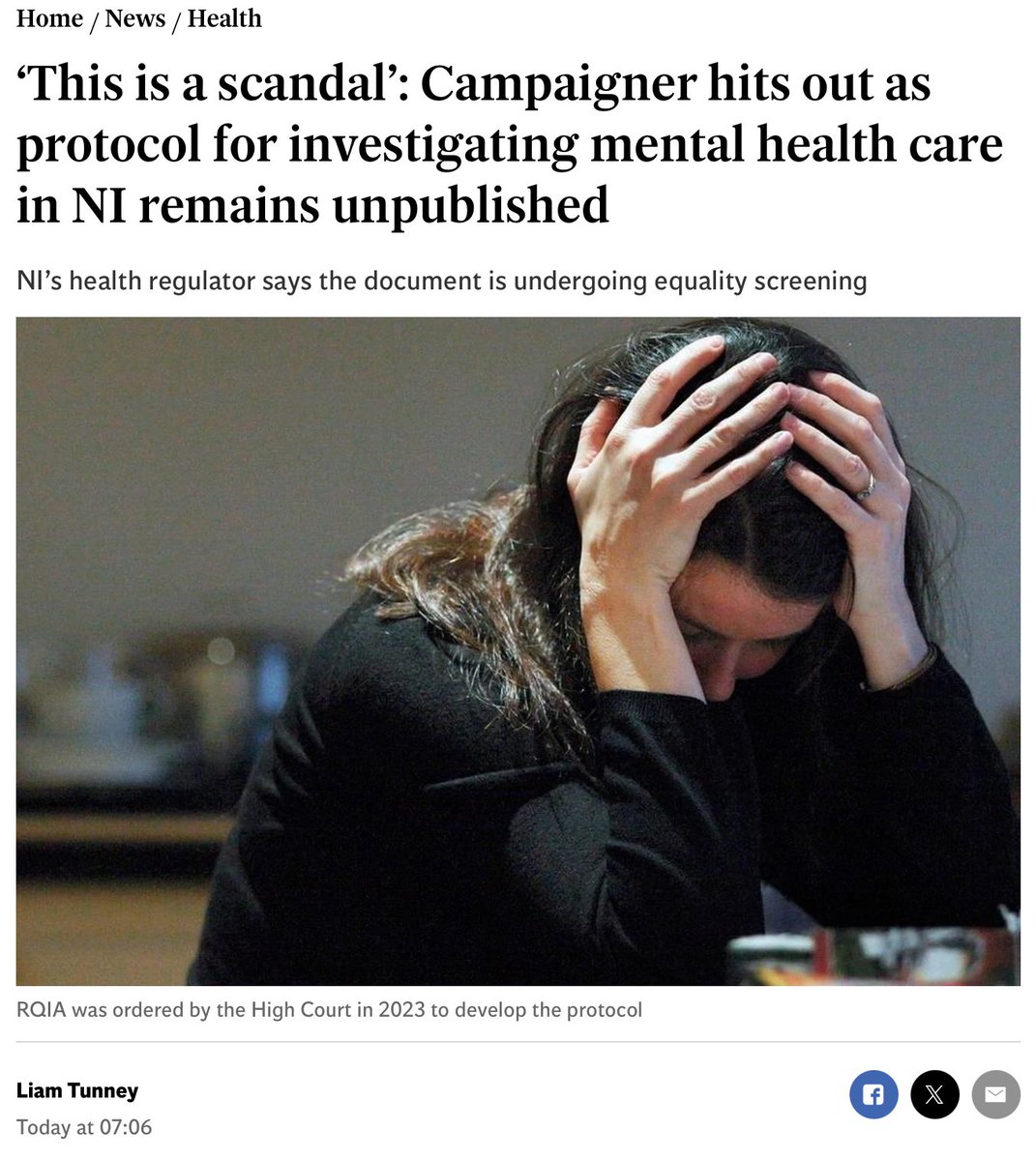 PPR (@ppr_org) on Twitter photo “The RQIA’s inaction may be in breach of the High Court ruling. The Health Minister must step in now. The Health Committee must demand answers. Families deserve better. Lives are at stake.”
#Give5
Read latest <a href="/BelTel/">Belfast Telegraph</a> investigation into RQIA inaction 👉 belfasttelegraph.co.uk/news/health/th… “The RQIA’s inaction may be in breach of the High Court ruling. The Health Minister must step in now. The Health Committee must demand answers. Families deserve better. Lives are at stake.”
#Give5
Read latest <a href="/BelTel/">Belfast Telegraph</a> investigation into RQIA inaction 👉 belfasttelegraph.co.uk/news/health/th…