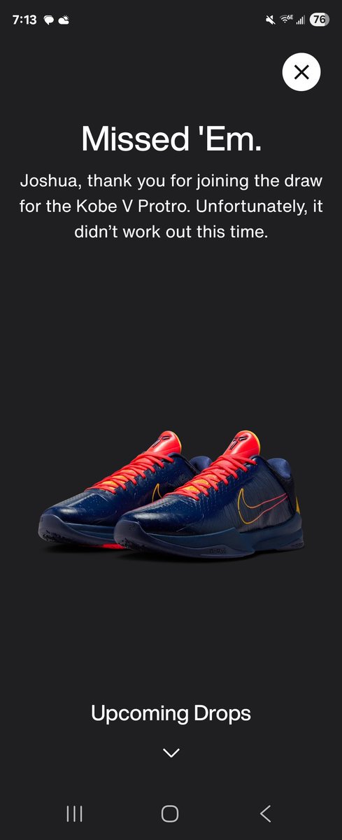 JVent18's tweet photo. @nikestore 24/99 https://t.co/hfHRi1gIQu