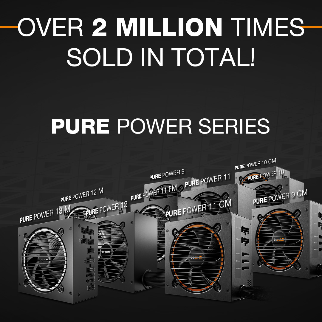 bequietofficial's tweet photo. 🎖️The bestseller – now better than ever.

Now, Pure Power 13 M takes it to the next level: modular, ATX 3.1 compatible, and built for next-gen GPUs.

#PurePower13M #bequiet #NextGenReady #ModularPower #PowerSupply #BestsellerReborn #PCBuild #GamingGear https://t.co/AoOVm1G1Zg