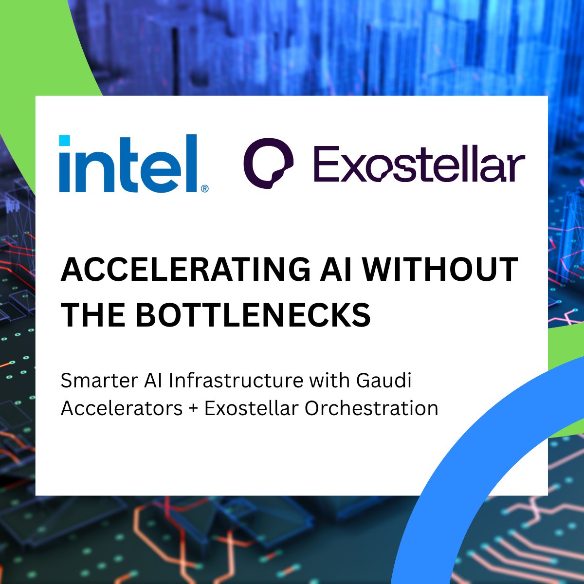 exostellarcloud's tweet image. Big news: Exostellar is partnering with @intel!
Together, we’re bringing open, efficient AI infrastructure to the enterprise—combining Intel® Gaudi® accelerators with our Multi-Cluster Operator.
Details 👉 exostellar.ai/post/intel-and…