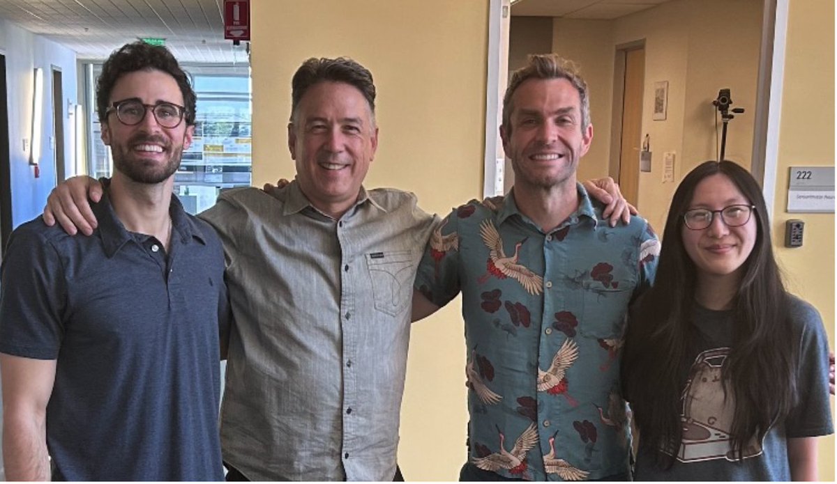Jeff Yoshimi (@jeffyoshimi) on Twitter photo Last week three of my PhD students defended their dissertations on three consecutive days. From left to right in the picture below are: Andrew Proulx, Me, <a href="/JoshuaClingo/">Joshua Clingo</a>, and Liza Kim. Last week three of my PhD students defended their dissertations on three consecutive days. From left to right in the picture below are: Andrew Proulx, Me, <a href="/JoshuaClingo/">Joshua Clingo</a>, and Liza Kim.