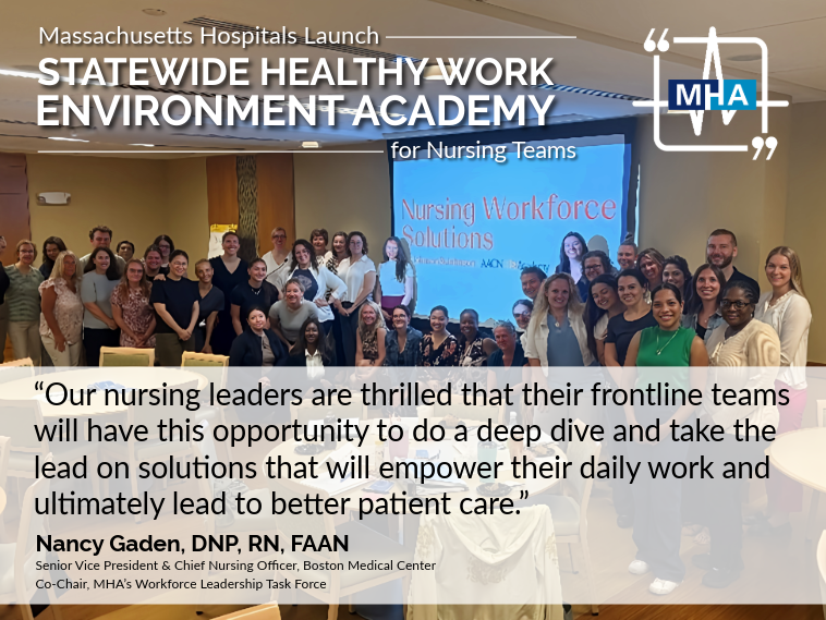 MA Health & Hospital Association (@mahealthhosp) on Twitter photo NEW FROM MHA: Massachusetts hospitals have launched a statewide Healthy Work Environment Academy, which will empower nursing teams to lead sustainable improvements in workplace culture, nurse retention, and patient outcomes. <a href="/AACNme/">American Association of Critical-Care Nurses</a>
Read more here: shorturl.at/yKQE7 NEW FROM MHA: Massachusetts hospitals have launched a statewide Healthy Work Environment Academy, which will empower nursing teams to lead sustainable improvements in workplace culture, nurse retention, and patient outcomes. <a href="/AACNme/">American Association of Critical-Care Nurses</a>
Read more here: shorturl.at/yKQE7