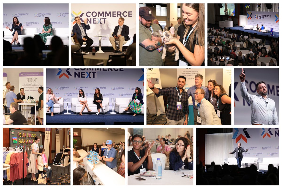CommerceNext's tweet image. A huge THANK YOU to everyone who joined us at the 2025 CommerceNext Growth Show! 👏
On behalf of the entire CommerceNext team, we’re incredibly grateful to our attendees, speakers, sponsors and partners for making this year’s event such a success.
See you soon!