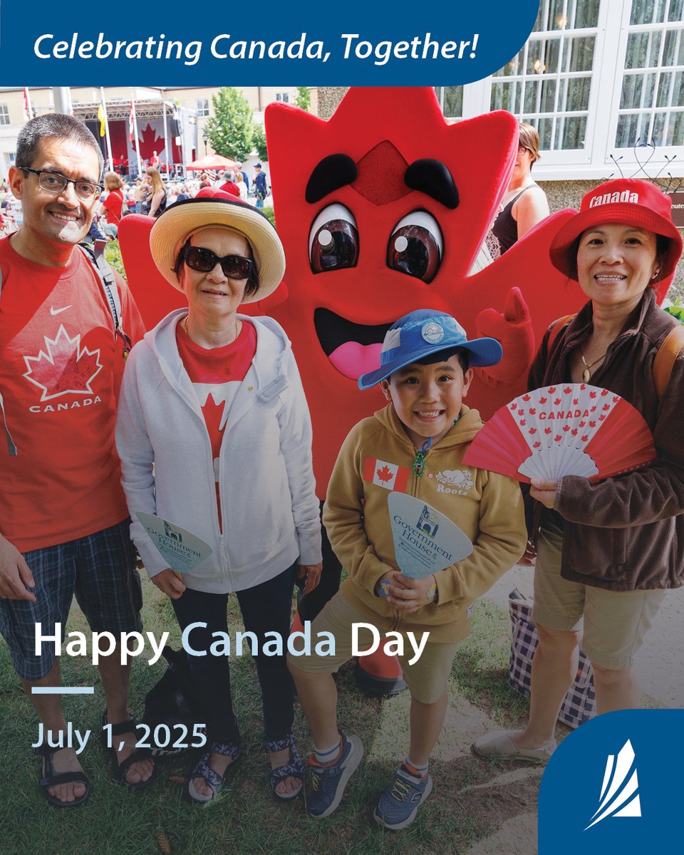 On July 1, we celebrate Canada’s vibrant culture, rich history, and diverse communities. Happy Canada Day 🇨🇦.

Join the Lieutenant Governor’s #Canada Day celebrations at 1 PM - stage shows, Dog sports, Bouncy Castle, Anna &amp; Elsa, giveaways &amp; more! 

📍4607 Dewdney Ave, Regina.