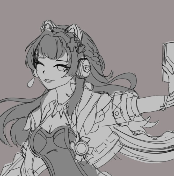 varickarts's tweet image. Wipp 🐈‍⬛🤳

#art #characterdesign #OC #genshinoc