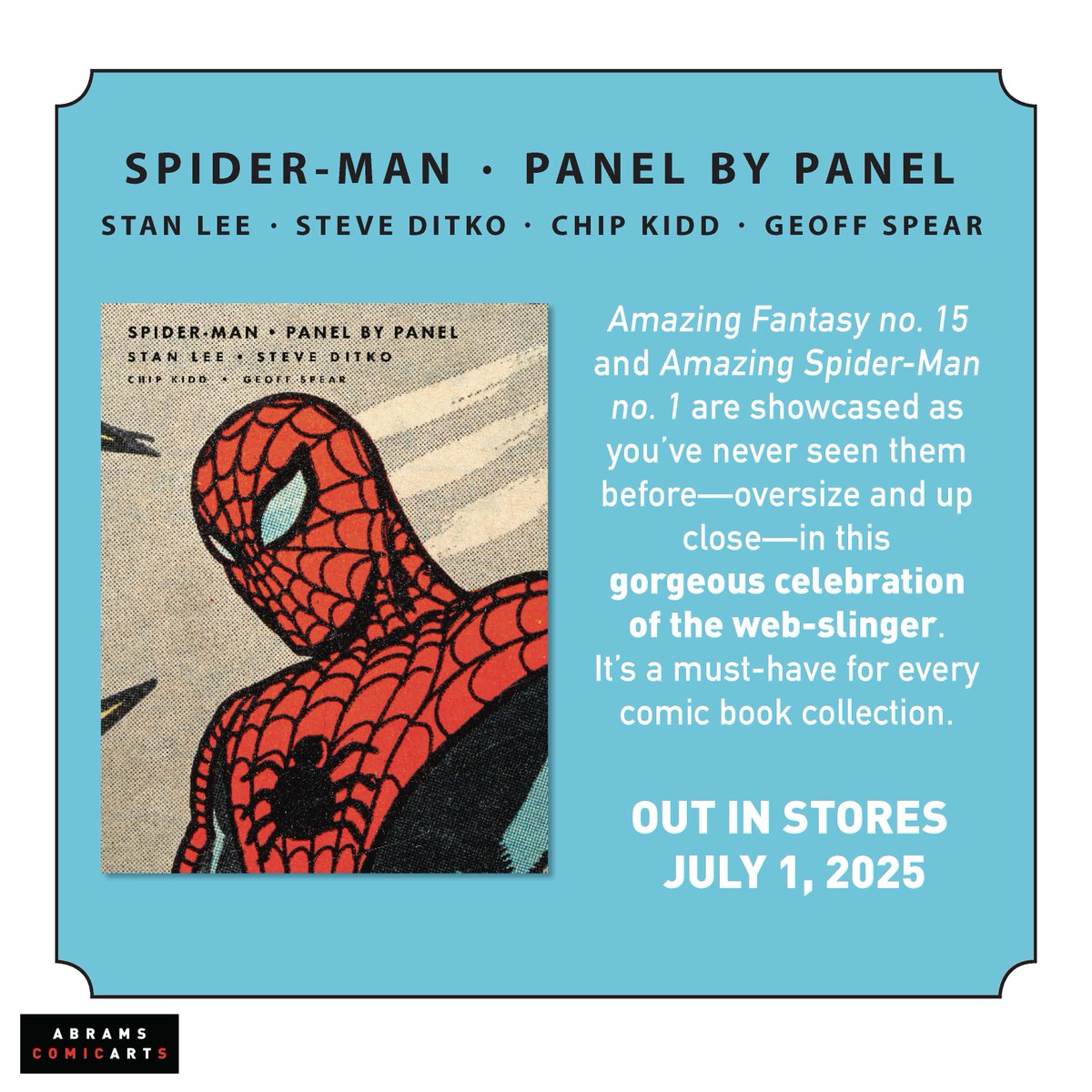 AbramsComicArts's tweet image. Check out the amazing books being released in July at Abrams ComicArts and Kana!
#NewReleases #JulyReleases #Spiderman #LGBTQ #GraphicNovels #Marvel #Romance #Books #Bookstagram