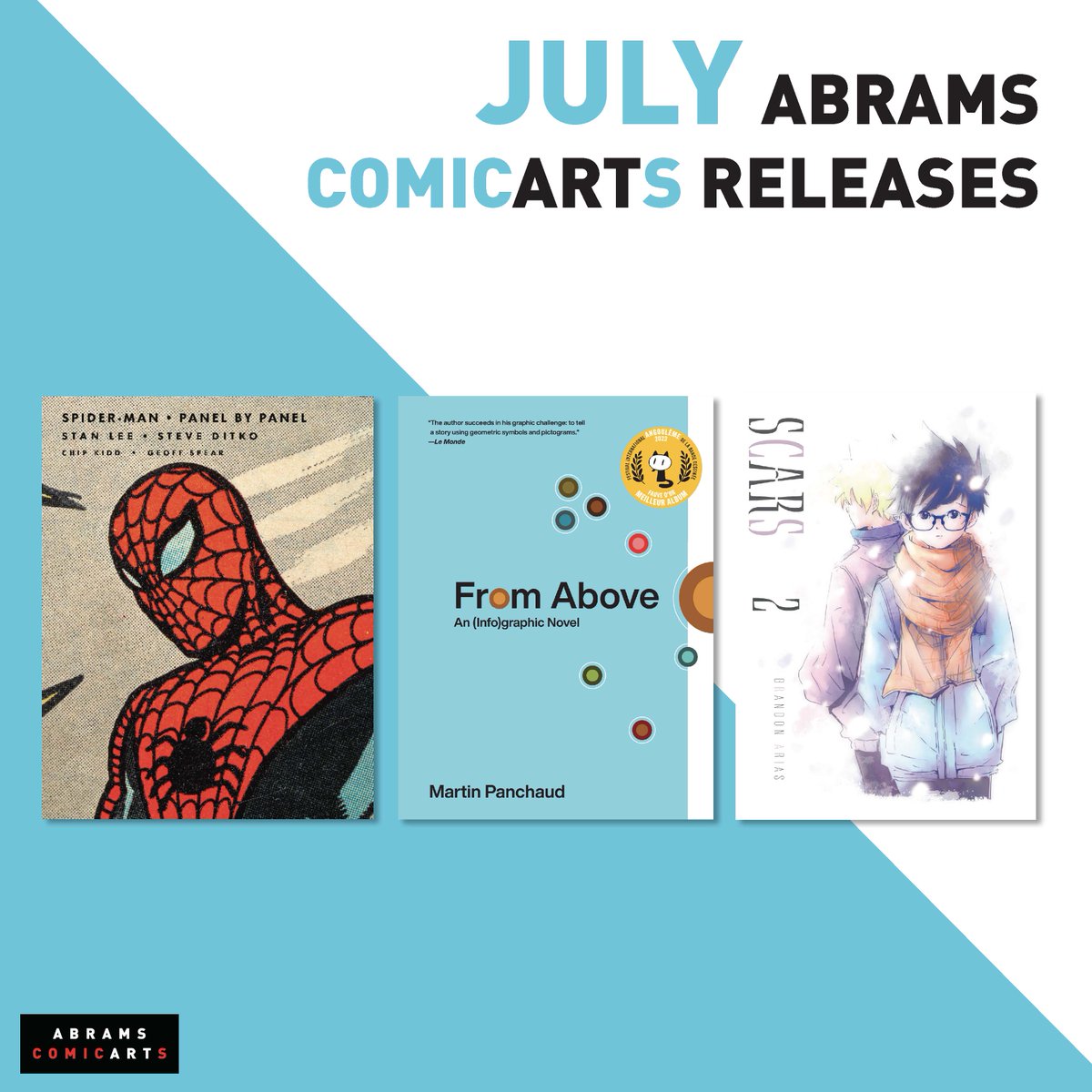 AbramsComicArts's tweet image. Check out the amazing books being released in July at Abrams ComicArts and Kana!
#NewReleases #JulyReleases #Spiderman #LGBTQ #GraphicNovels #Marvel #Romance #Books #Bookstagram