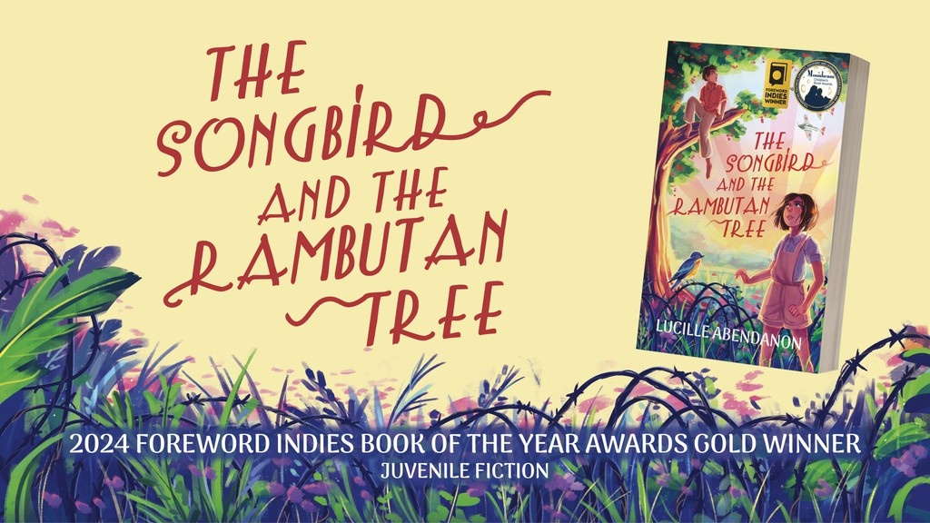 Jolly Fish Press (@jollyfishpress) on Twitter photo We are delighted to share that THE SONGBIRD AND THE RAMBUTAN TREE by <a href="/Author_Luc/">Lucille Abendanon</a> is the Gold Winner in the 2024 Foreword INDIES Book of the Year Awards! ❤️
This middle grade historical fiction novel is available now!
northstareditions.com/jolly-fish-pre… We are delighted to share that THE SONGBIRD AND THE RAMBUTAN TREE by <a href="/Author_Luc/">Lucille Abendanon</a> is the Gold Winner in the 2024 Foreword INDIES Book of the Year Awards! ❤️
This middle grade historical fiction novel is available now!
northstareditions.com/jolly-fish-pre…