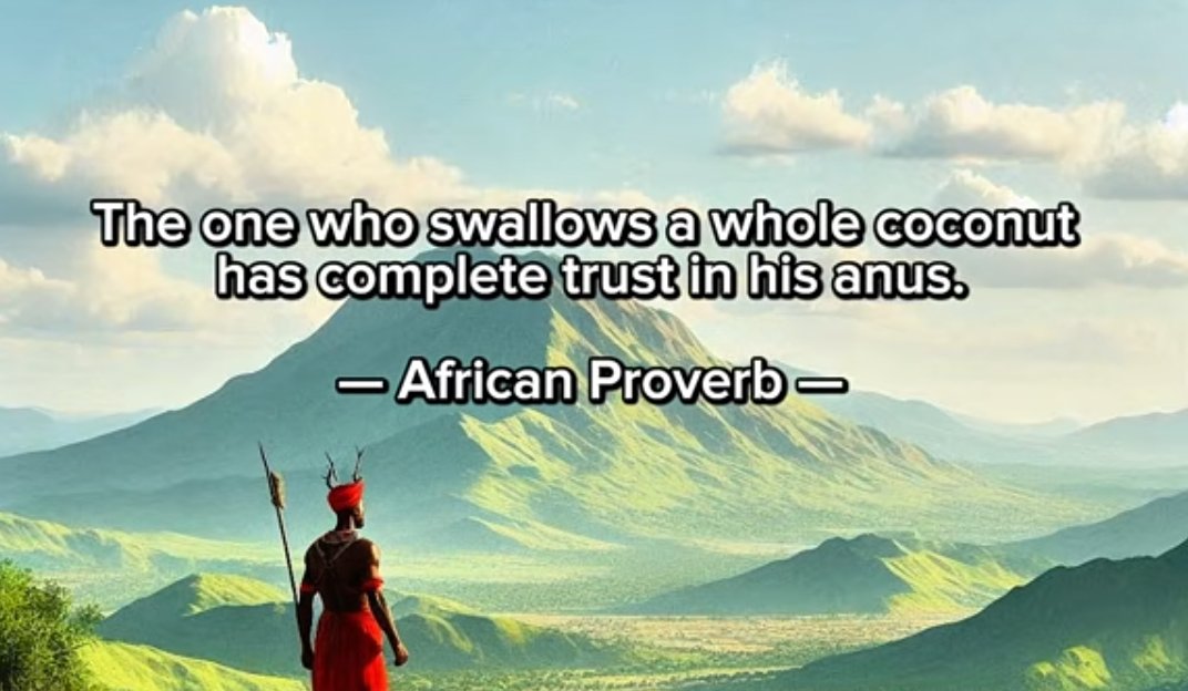 Proverb of the day...#bbtvi #FreeNdianguiKinyagia #StrayKids #memecoin #Motoswap #psginter