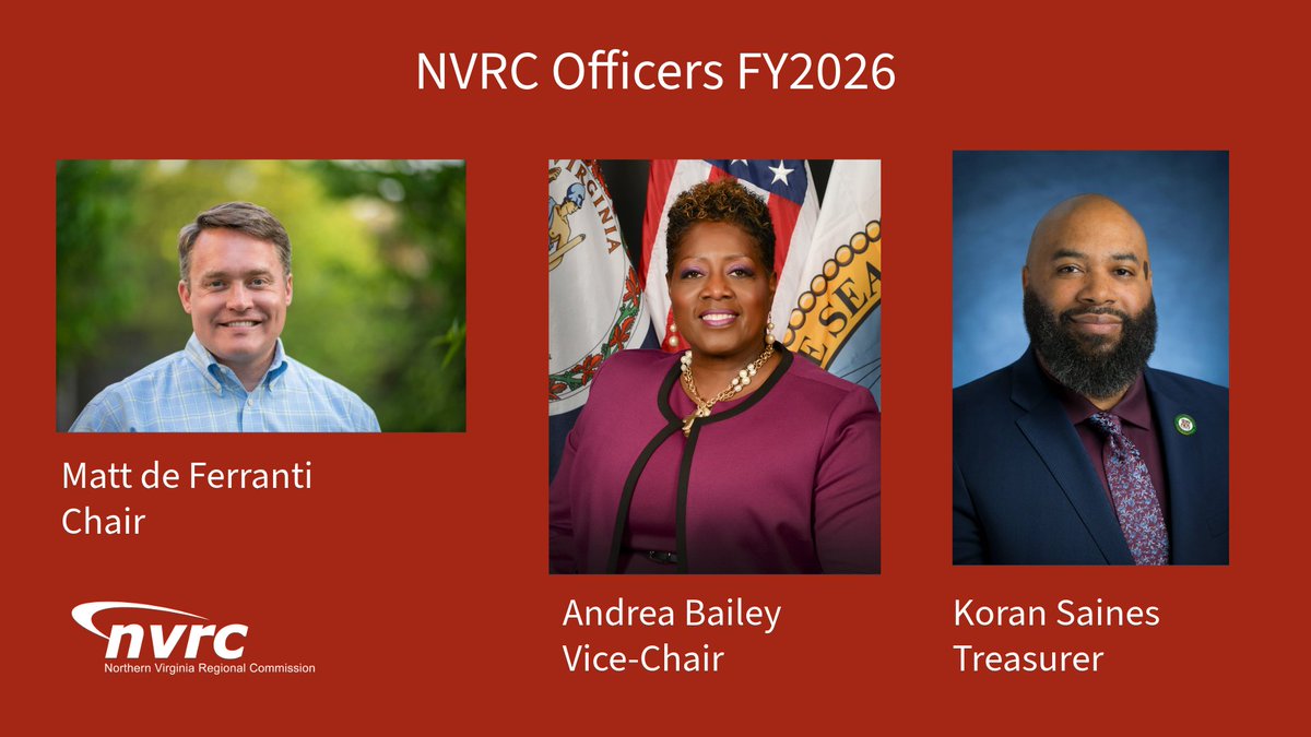 With congratulations and many thanks to our regional leaders who will serving as officers of the Commission for FY26.