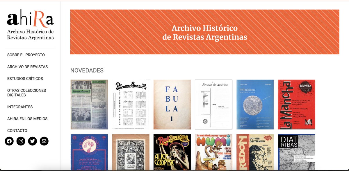 Amo_elCafe's tweet image. #ArchivoDigital
Archivo Histórico de Revistas Argentinas:
AHIRA: ahira.com.ar