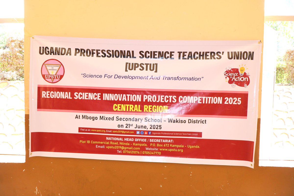 Photo gallery 📷:  UPSTU Science Innovation Projects Competition 2025 - Central Region  21.06.2025. See more-&gt; photos.app.goo.gl/AGS5f1WZPXD22g… #UPSTUScienceInAction #ScienceCompetitionUG