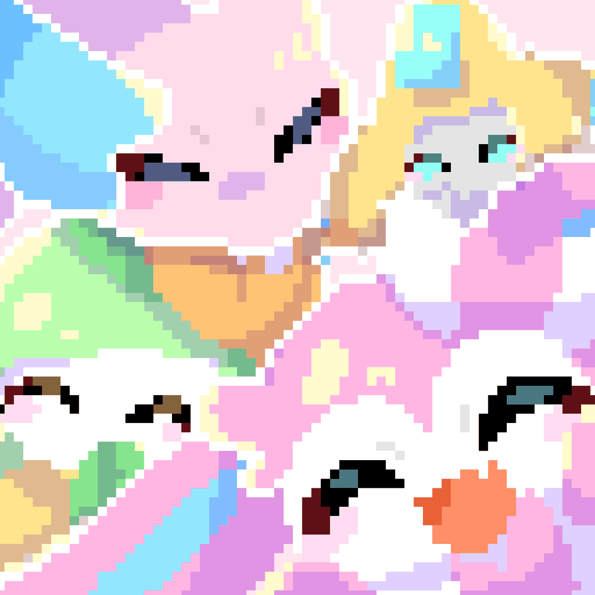 roll_pico's tweet image. 再掲　ドット絵