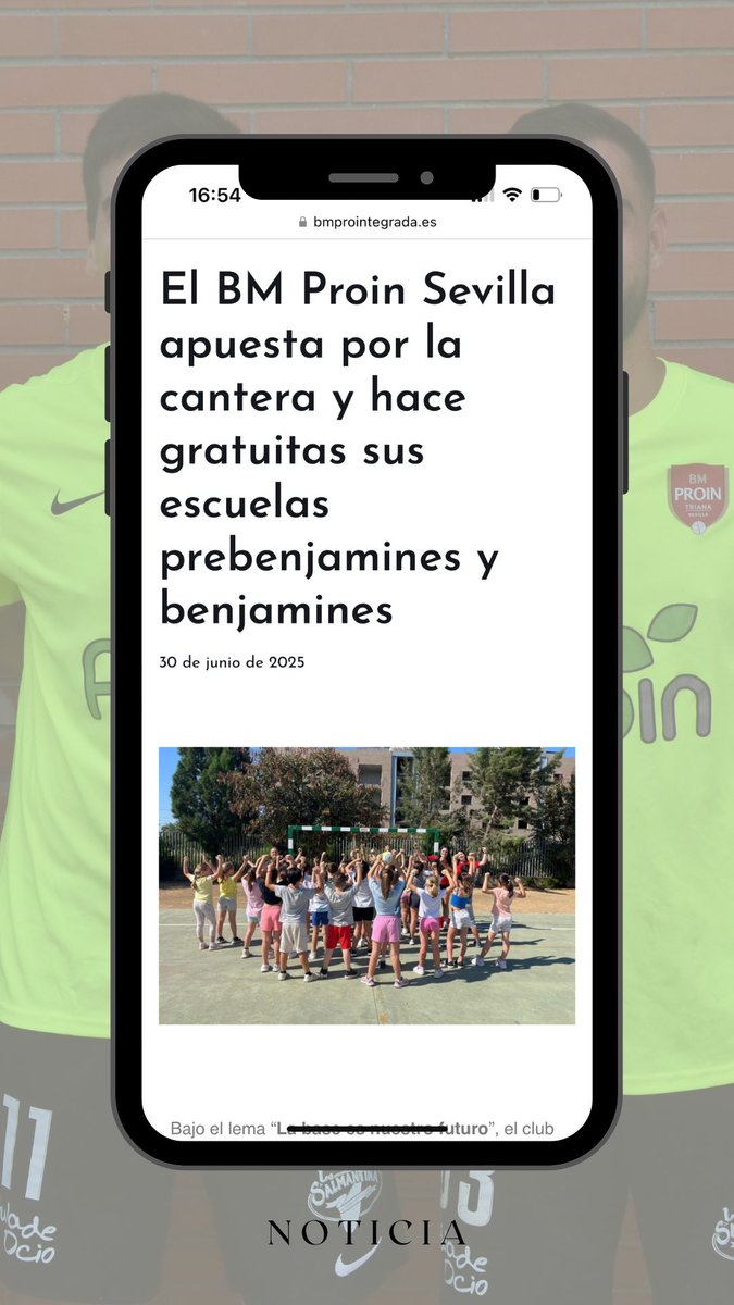 🚨 Ayer lo avisamos, hoy lo anunciamos: 

El #BMProinSevilla apuesta por la cantera y hace gratuitas sus escuelas prebenjamines y benjamines

➡️Leer noticia completa: bmprointegrada.es/index.php/2025…

#CanteraProin #LaBaseEsNuestroFuturo