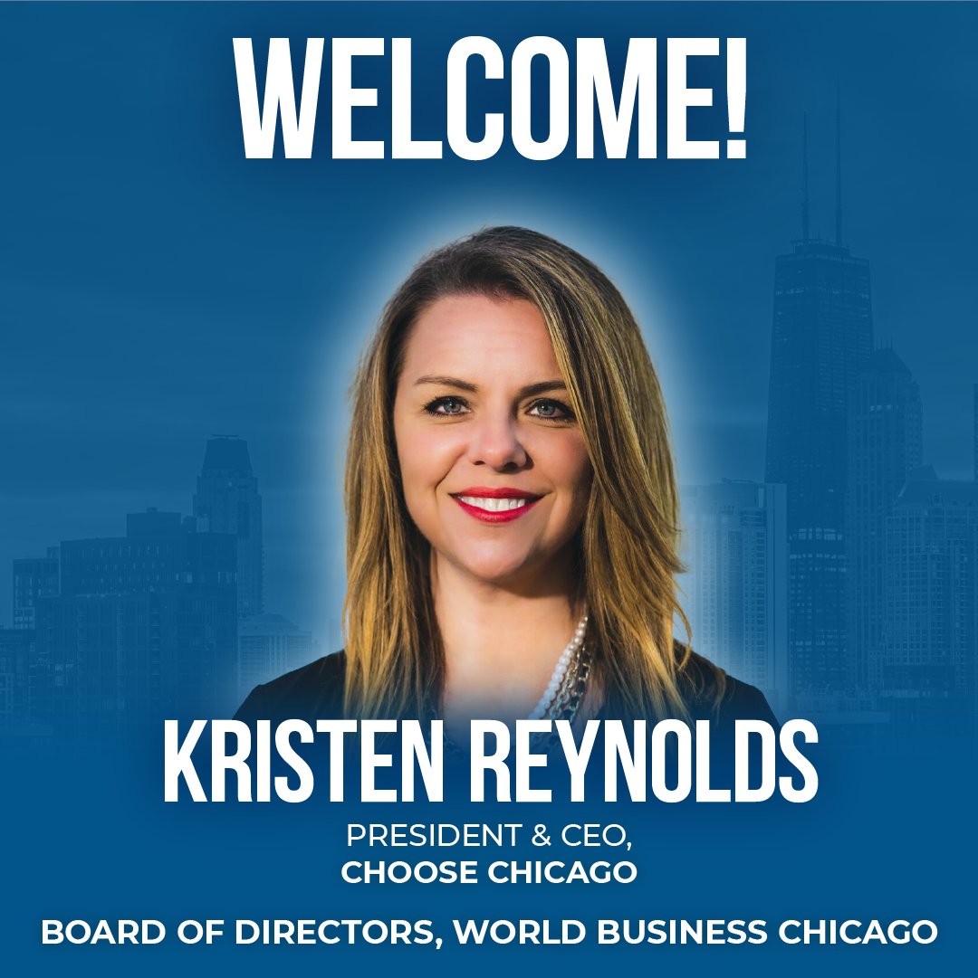 World Business Chicago (@worldbizchicago) on Twitter photo World Business Chicago proudly welcomes Kristen Reynolds, President & CEO of <a href="/ChooseChicago/">Choose Chicago</a>, to its Board of Directors.
Read Kristen's bio in Crain's People on the Move: chicagobusiness.com/people-on-the-… World Business Chicago proudly welcomes Kristen Reynolds, President & CEO of <a href="/ChooseChicago/">Choose Chicago</a>, to its Board of Directors.
Read Kristen's bio in Crain's People on the Move: chicagobusiness.com/people-on-the-…