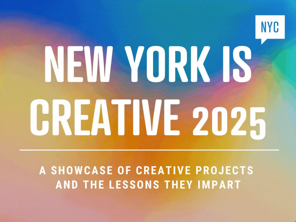 🎤 Apply to present on stage at the 4th Annual New York is Creative!