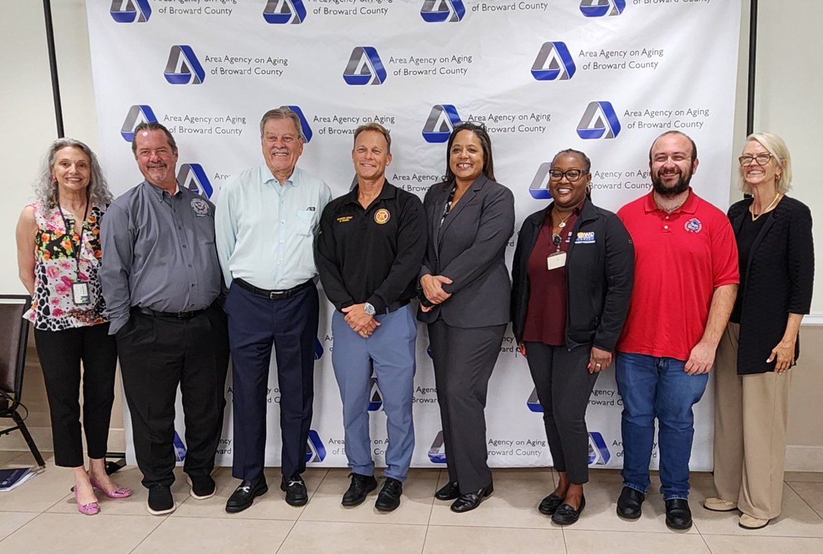 RepDanDaley's tweet image. Team 96 had the pleasure of attending the Area Agency on Aging & Community Partners' fantastic Hurricane Conference for Seniors! Topics covered prepping emergency kits & shelter system info. Missed it? No worries, find the helpful guide at adrcbroward.org