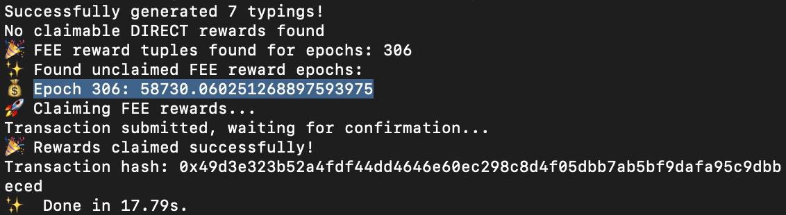 FTSO Fees for Epoch 306 have been claimed bringing YTD fees collected to 134538.84 wFLR!

100% of the FTSO fees go to <a href="/FlareBank/">FlareBank</a> TVL to be deployed back into <a href="/FlareNetworks/">Flare ☀️</a> DeFi protocols!