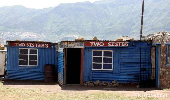 #Top4Theme #Top4Roadside - share your favorite roadside pics

Morocco - goats in trees
South Africa - get your hair and car washed at the same time
Tunisia - seriously in the middle of nowhere 
Lesotho - "be disarmed" before entering a bakery!