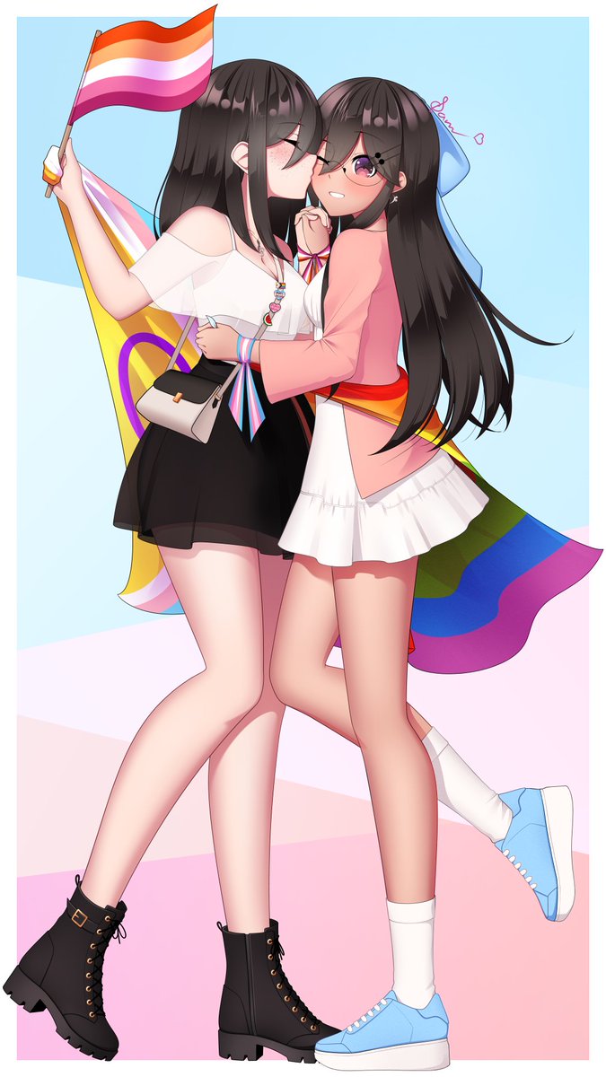 SamLizzy71's tweet image. A bit late, but technically it's still pride month here, so

Happy Pride!