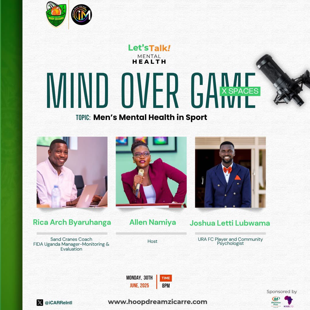 Byaruhanga Rica (@byaruhangarica) on Twitter photo Important and timely conversations that must be normalized.
Well done <a href="/LubwamaJoshua5/">Joshua Letti Lubwama</a> for your continued advocacy on mental health.
Sincere appreciation to <a href="/iCARReIntl/">iCARRe Foundation</a> for the valuable support. Important and timely conversations that must be normalized.
Well done <a href="/LubwamaJoshua5/">Joshua Letti Lubwama</a> for your continued advocacy on mental health.
Sincere appreciation to <a href="/iCARReIntl/">iCARRe Foundation</a> for the valuable support.