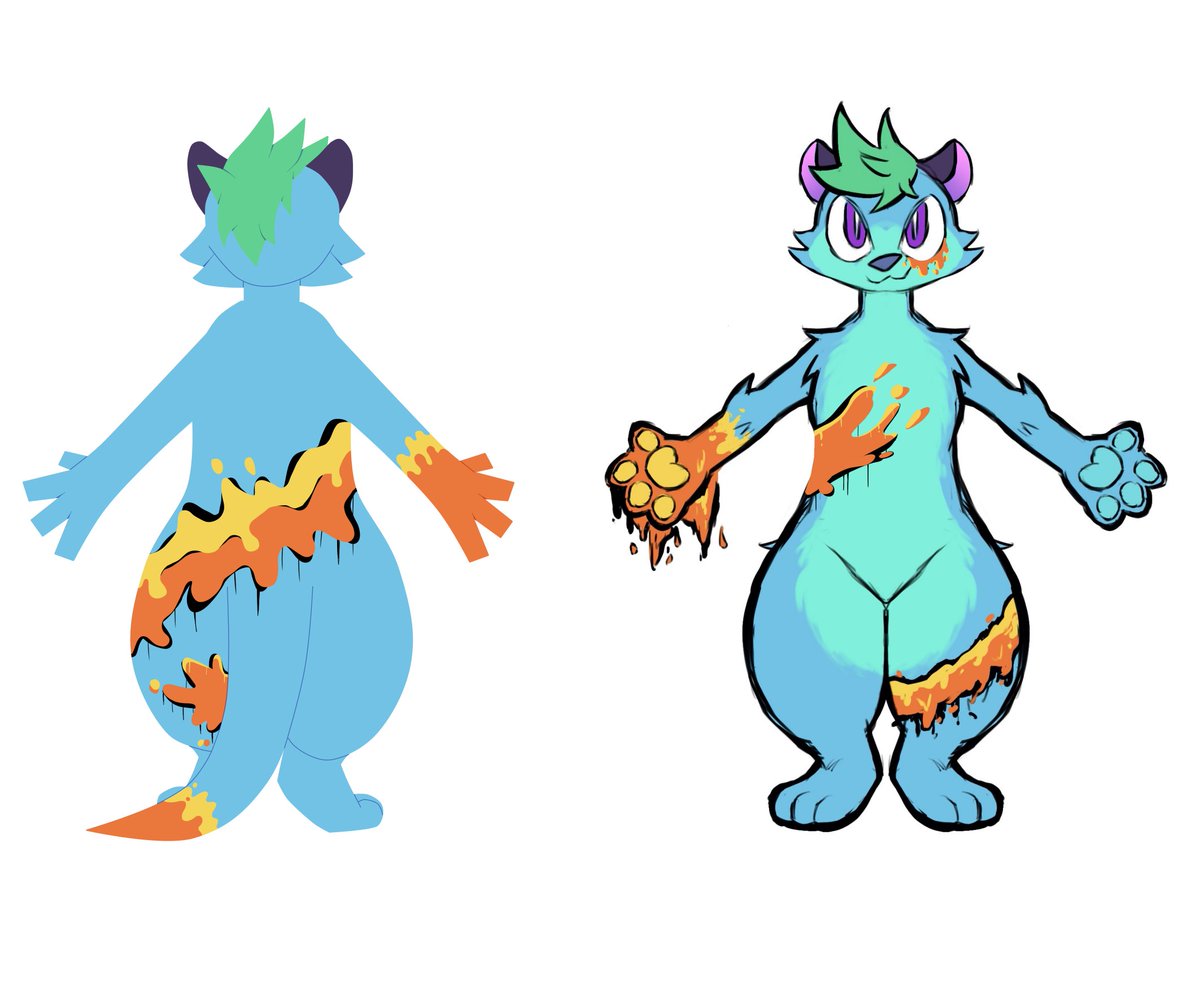 With the help of an amazing friend, we worked together to make a new character! his name is Flo, and he's a hip hop otter who loves dancing and graffiti!! Hope you guys like him as much as I do!