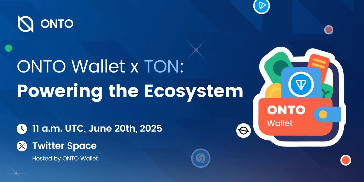 Crypto_Malik01's tweet photo. 🚀 Dive into the #TON ecosystem with us at 11 AM UTC this Friday!
🎙️ Host: #ONTOWallet, @OntologyNetwork
🗣️ Guests: @toncommunity, @ClimeEthan8518 (Dev Rel Lead @ston_fi), @JoeyJL20 (APAC BD Lead @topdotco), Kiwi Wang (Head of Community @tonstakers) https://t.co/M217dWAcMr