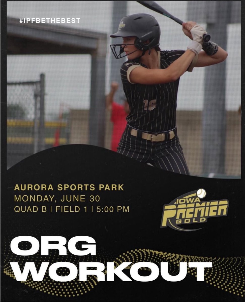 Katie Taraschewsky 2026 (@ktaraschewsky) on Twitter photo Can wait to start playing in Colorado for <a href="/triplecrownspts/">Triple Crown Sports</a> Sparkler! To kick off the week, we have the <a href="/IowaPremierFP/">Iowa Premier Fastpitch</a> Organization Workout tonight at 5:00pm!! Hope to see you there! 🖤💛 Can wait to start playing in Colorado for <a href="/triplecrownspts/">Triple Crown Sports</a> Sparkler! To kick off the week, we have the <a href="/IowaPremierFP/">Iowa Premier Fastpitch</a> Organization Workout tonight at 5:00pm!! Hope to see you there! 🖤💛