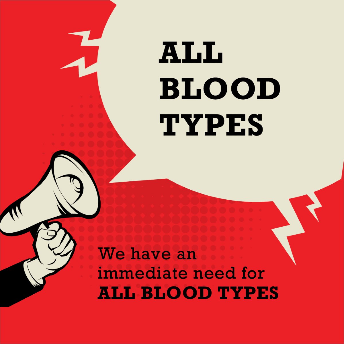 giveblood's tweet image. We need your help, SBC Donors!🩸
We have an immediate need for all blood types due to high hospital demand and low appointment numbers. Your donation can save lives. If you can donate, please make an appointment at sbcdonor.org/donor/auth/sig…; walk-ins are also welcome!
