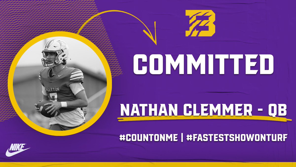 NathanClemmer (@nathanclemmer25) on Twitter photo I am extremely excited to announce that I am officially committing to Bethel University! I’d like to give a huge thanks to my Lord and savior Jesus Christ for making all of this possible. <a href="/Coach_RReid/">Riley Reid</a> <a href="/DrewChance_10/">Coach Chance</a> <a href="/BU_FootballTN/">Bethel University Football (TN)</a> <a href="/5StarPreps/">5Star Preps</a> I am extremely excited to announce that I am officially committing to Bethel University! I’d like to give a huge thanks to my Lord and savior Jesus Christ for making all of this possible. <a href="/Coach_RReid/">Riley Reid</a> <a href="/DrewChance_10/">Coach Chance</a> <a href="/BU_FootballTN/">Bethel University Football (TN)</a> <a href="/5StarPreps/">5Star Preps</a>